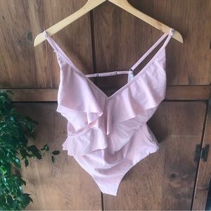 NWT Pretty Pink One Piece PatPat Swimsuit - Size Large